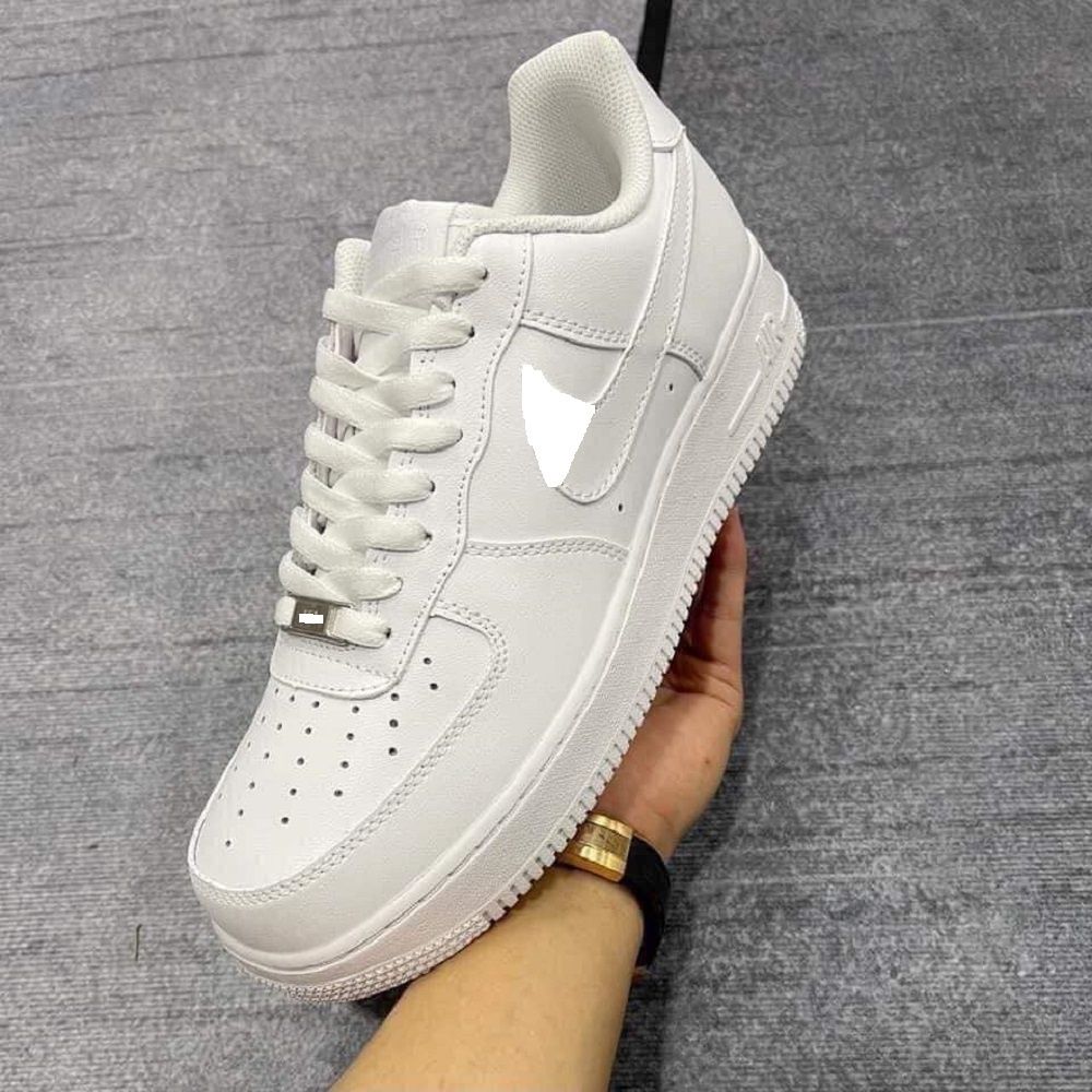 🎁Full Hộp+Tặng Tất Cao Cổ🎁Giày Sneaker Nam Nữ- Giày 𝐍𝐈𝐊𝐄 Air Force 1- 𝐍𝐈𝐊𝐄 Af1 All White