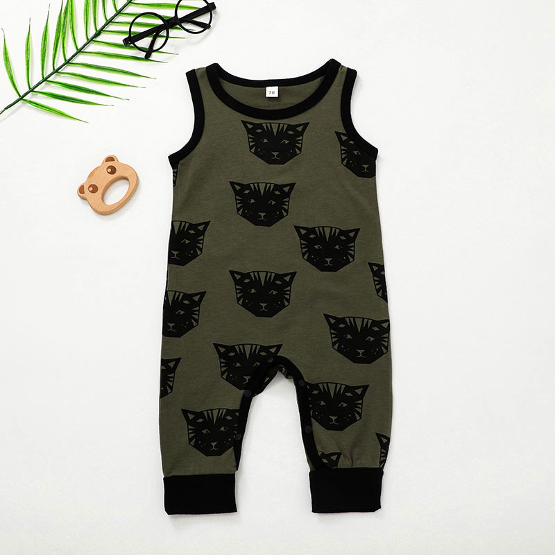Body bé trai đồ sơ sinh từ 0 đến 24 tháng bodysuit liền thân hoạt hình mùa hè dài tay quần áo cho bé trẻ em