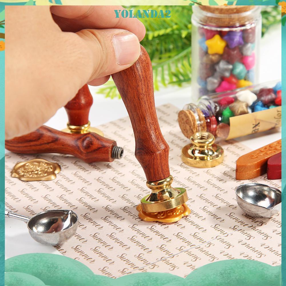 Con Dấu Sáp Niêm Phong Thiệp Cưới Diy Phong Cách Retro
