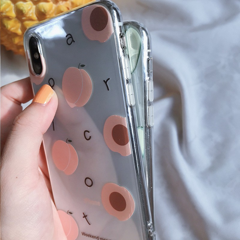 Ốp lưng iphone Bơ - ĐÀo  6 6plus 6s 6s plus 7 7plus 8 8plus x xs xs max 11 11 pro 11 promax12 12promax-t46
