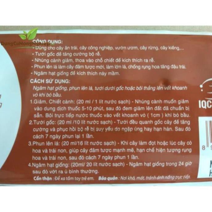 GIẢM GIÁ SỐC - THUỐC KÍCH THÍCH RA RỄ CỰC MẠNH NEM - 16K