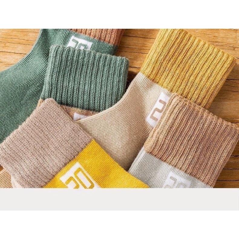 Sét 10 Đôi Tất Số Cổ Cao Cho Bé