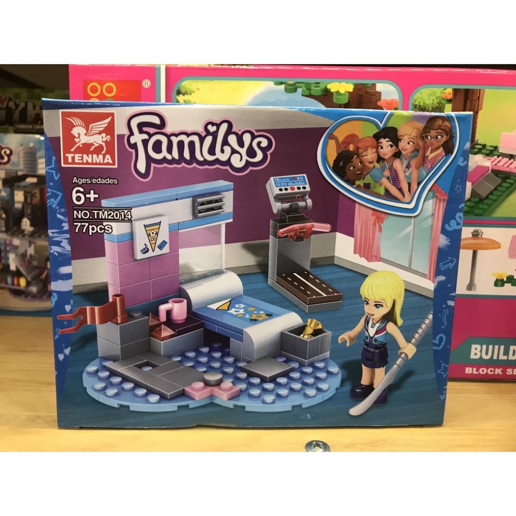 Bộ đồ chơi lắp ráp Phòng tập Thể dục cho bé gái