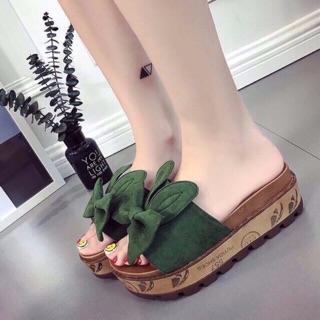 Dép bánh mì nơ thỏ