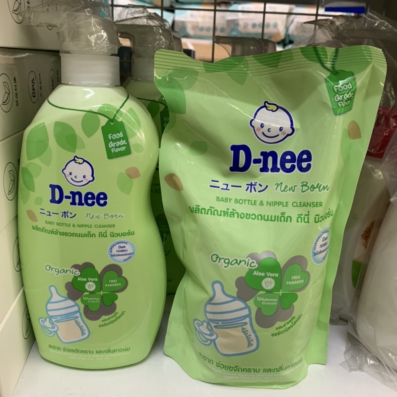 Nước rửa bình Dnee Thái dạng chai, dạng túi 600ml/620ml