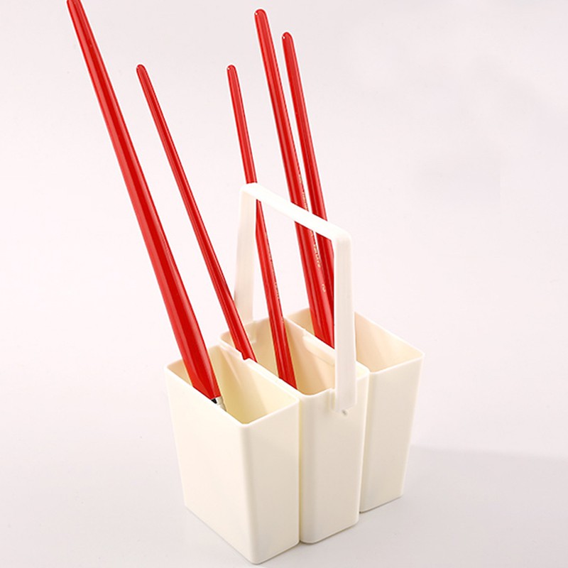 SeamiArt Bộ 3 xô nhựa nhỏ tiện dụng đa năng