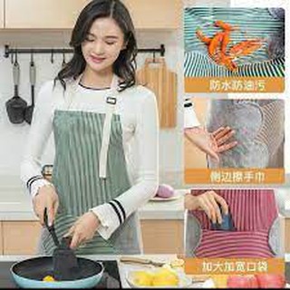 Tạp dề hoa mẫu chống thấm nước cao cấp