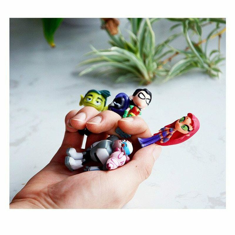 Set 6 Mô Hình Nhân Vật Teen Titans Go