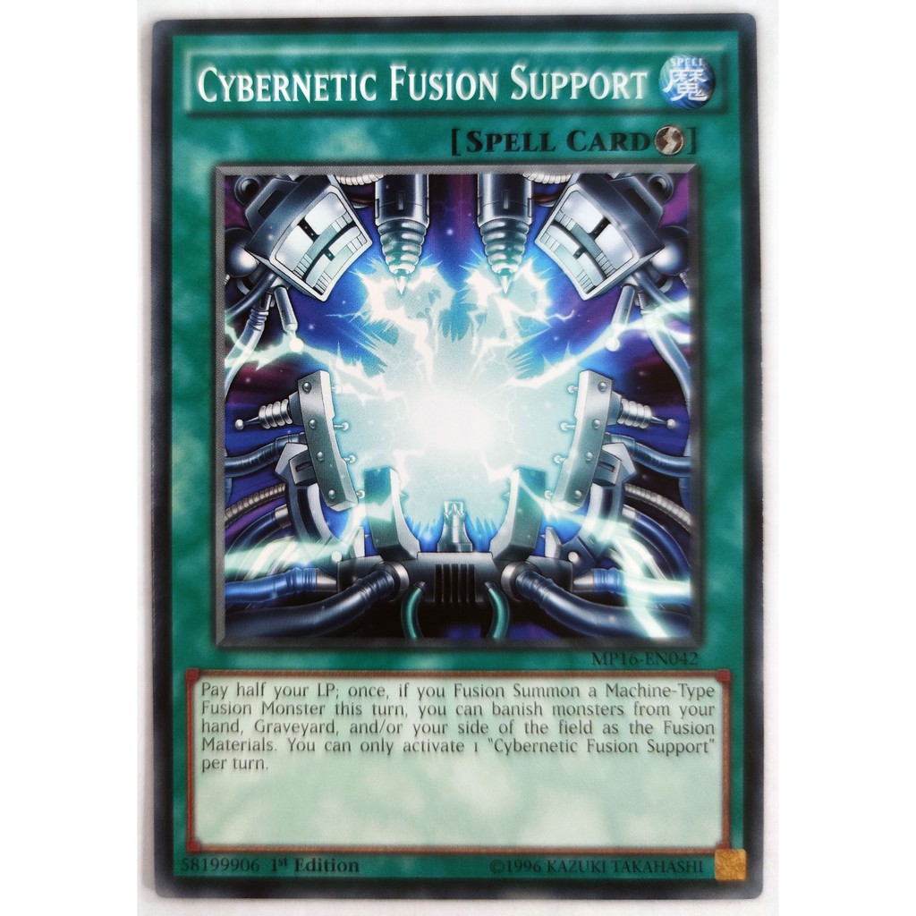 [Thẻ Yugioh] Cybernetic Fusion Support |EN| Common (GX)