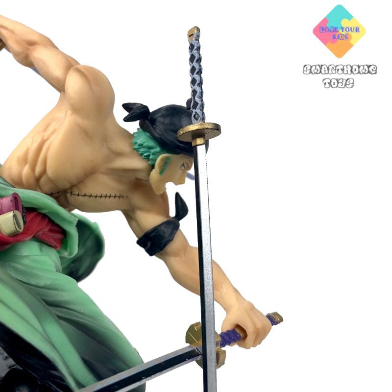 Mô hình Roronoa Zoro Tuyệt Chiêu 3000 Thế Giới - Đồ Chơi Sưu Tập Cho Các Fan Của One Piece - SmartHome Toys