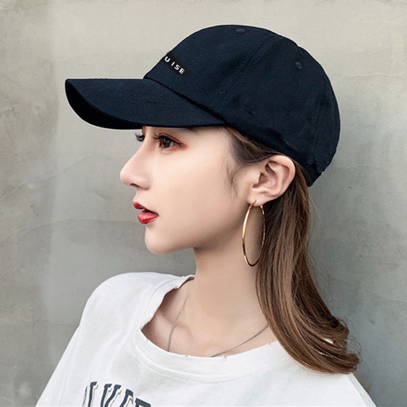 [Bán Chạy] Mũ Lưỡi Trai Thêu Hình Ponycap Dad Thời Trang Có Thể Điều Chỉnh Phong Cách Unisex