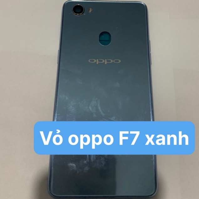 Bộ vỏ zin new Oppo F7 ( nắp lưng - khung sườn màn hình - kính camera -nút bấm )