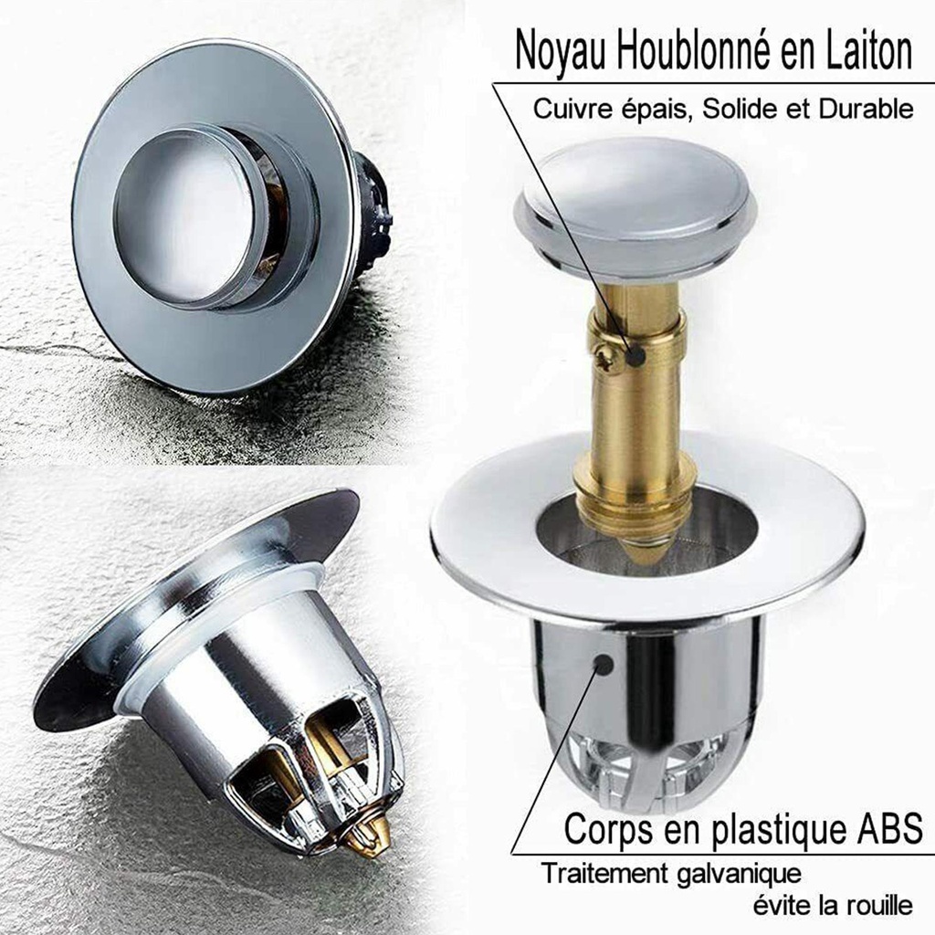 Lõi Thoát Nước Bồn Rửa Bằng Đồng E2D2