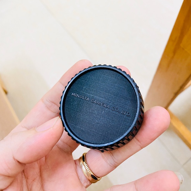 Nắp sau lens Minolta ngàm MD, Hàng zin theo lens, cap sau lens MD