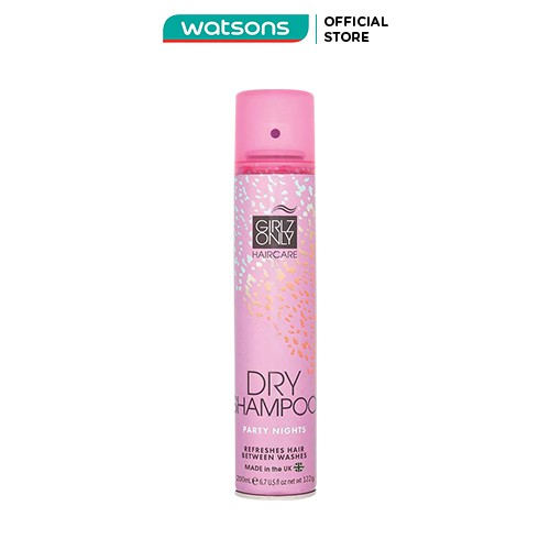 Dầu Gội Khô Girlz Only Party Nights 200ml - Hương Hoa Quyến Rũ