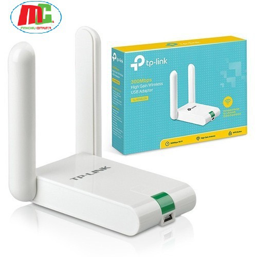 Bộ Thu Wifi TP Link TL-WN822N Chuẩn N 300Mbps 2 Anten - Hàng Chính Hãng