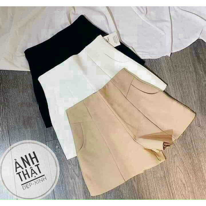 Quần Short Trơn Cạp Cao 💕 Quần Đùi Nữ Chất Tuyết Mưa | BigBuy360 - bigbuy360.vn