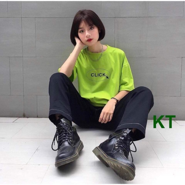 Áo phông Click chữ ngực KTH1019