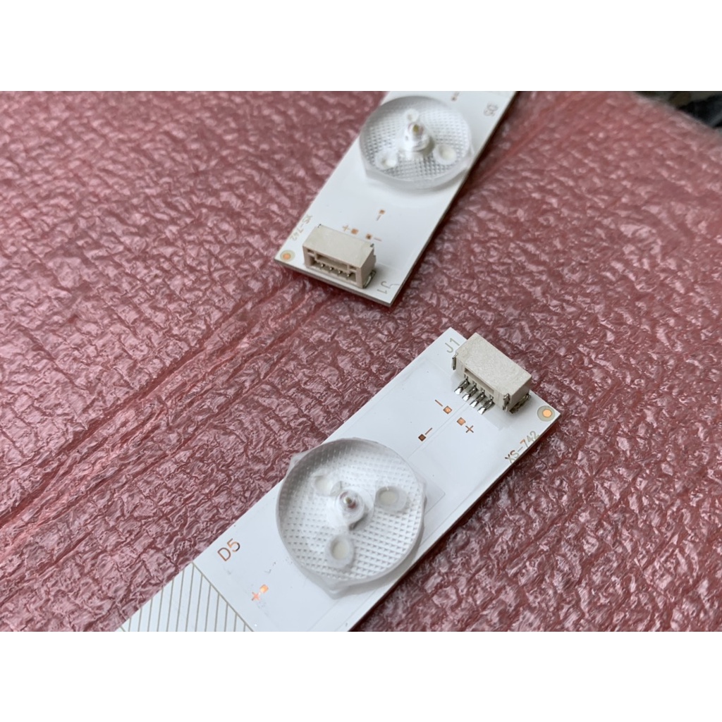 THANH LED TIVI SHARP 32LE280 32LE180 HÀNG MỚI 100% BỘ 2 THANH, MỖI THANH 5 BÓNG 3V, DÀI 61cm LBM320M0501