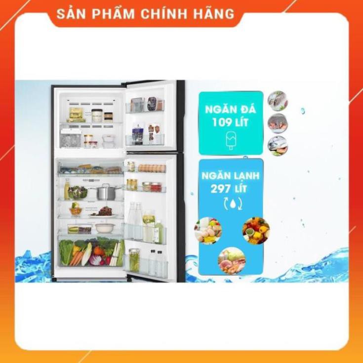 [ FREE SHIP KHU VỰC HÀ NỘI ] Tủ lạnh Hitachi 406 lít ( Đen ) R-FG510PGV8(GBK) 24/7