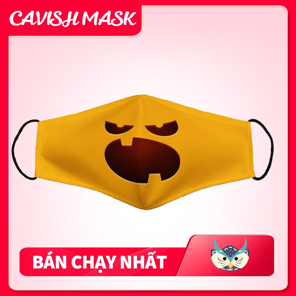 khẩu trang 3d ở đà nẵng In Hình Pumpkin_12 Cavish Vải Cotton 100%, Kháng Khuẩn, Có Thể Giặt Và Tái Sử Dụng Dành cho Nam