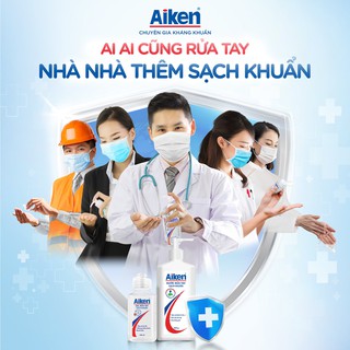 Aiken gel rửa tay sạch khuẩn 500ml dạng vòi - ảnh sản phẩm 7