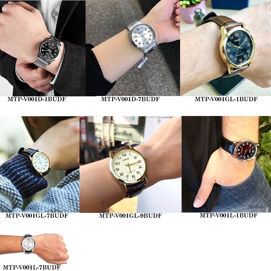 [𝐅𝐑𝐄𝐄𝐒𝐇𝐈𝐏]  Đồng hồ nam Casio Anh Khuê MTP-V001 Series MTP-V001D MTP-V001GL MTP-V001L
