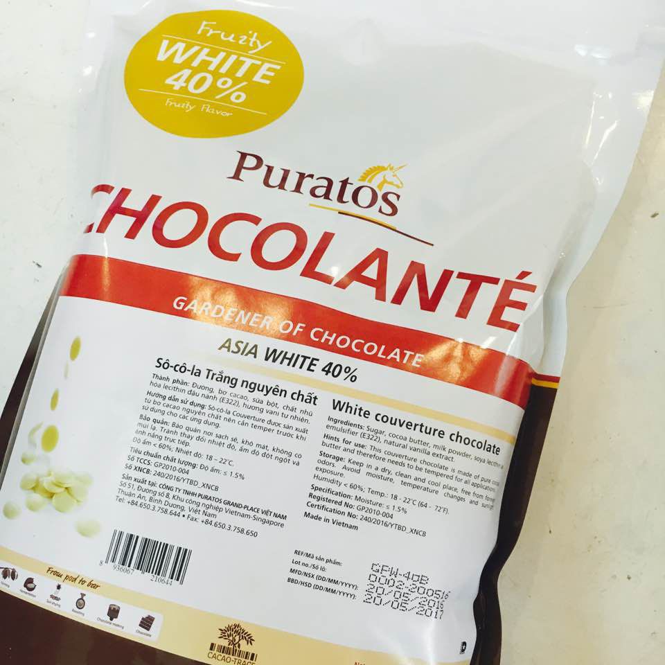 Socola trắng Chocolante 40% 100g