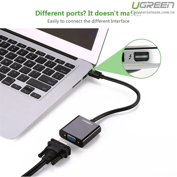 Cáp chuyển Mini Displayport to VGA Ugreen 10459 - Hàng Chính Hãng