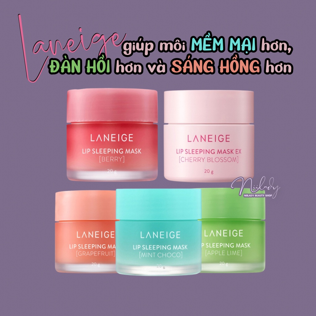 Mặt nạ ngủ cho môi Laniege