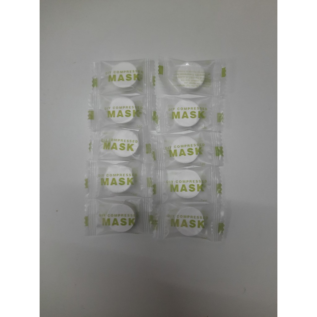 Mặt nạ nén dạng viên kẹo Lotion mask thương hiệu SILK TOUCH tiện dụng