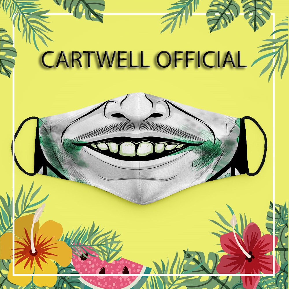 Khẩu trang đáng yêu vui nhộn thú cưng cho bé trẻ em dễ thương Hình Vẽ DRAWN CARTWELL thoáng khí chất liệu vải mềm thời t