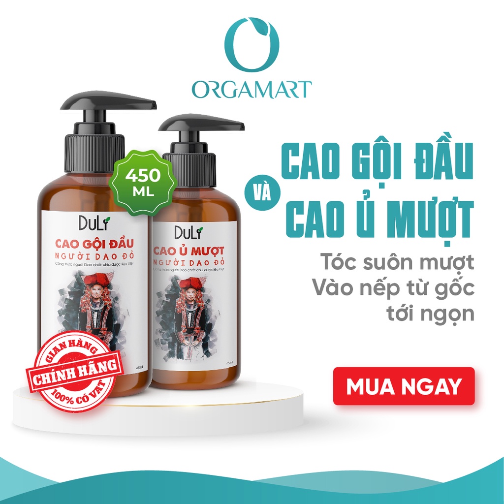 [Combo 2 chai] Cao Gội, Ủ Mượt Người Dao Đỏ - Duli Ngăn Ngừa Rụng Tóc, Nấm Ngứa Da Đầu, Kích Thích Mọc Tóc