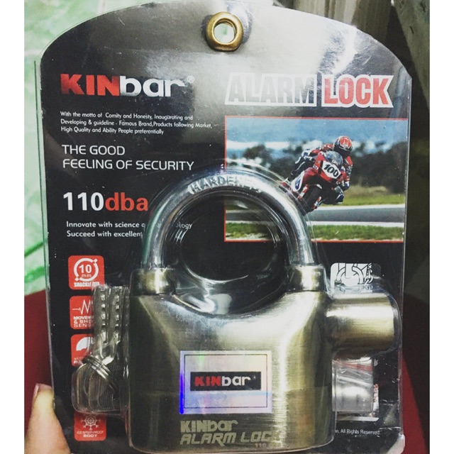 Khoá chống trộm hú hàng loại 1 Kinbar!!!