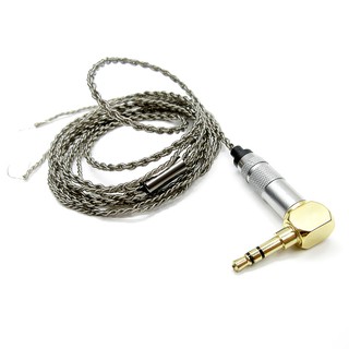 18 share 4 core single crystal copper plated silver Replacement wire Headset Wire DIY Earphone Cable
