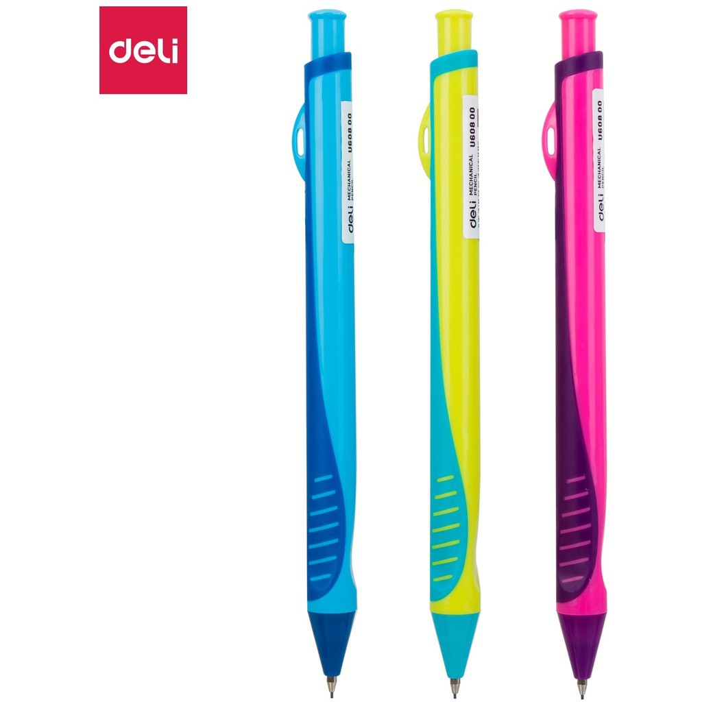 Bút chì kim Deli - 0.5mm/0.7mm - Nhiều màu sắc, họa tiết - Màu ngẫu nhiên - EU60200 / EU60400 / EU60800