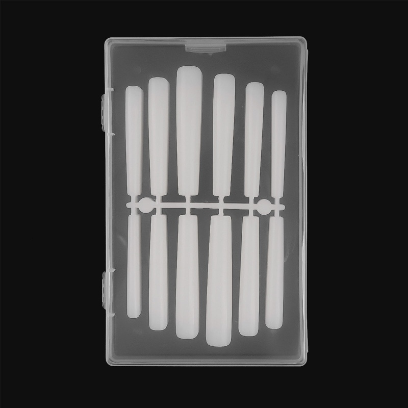 Brroa Bộ Móng Tay Giả Hình Vuông Siêu Dài Không C Đầu Cong Nai