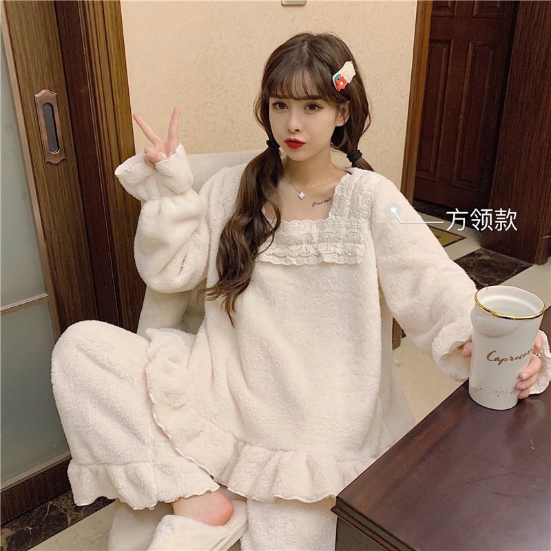 Bộ Ngủ Bông Tiểu Thư Dịu Dàng N55