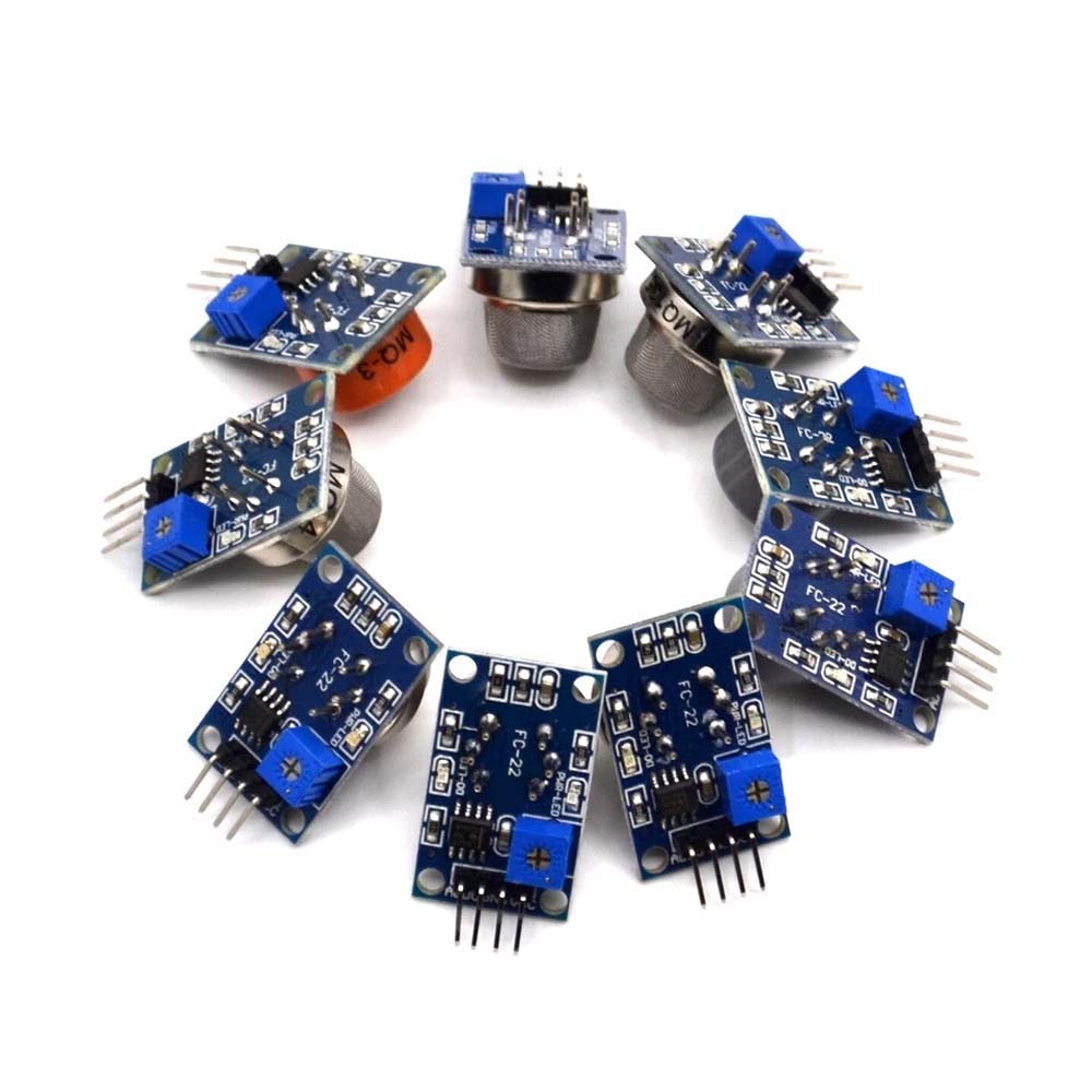 [COD] MQ-135 Gas Sensor Module MQ-8 DIY Kit Detection Smoke MQ-9 Carbon Monoxide MQ-5 MQ-6 MQ-3 for Arduino Starter Methane liquefied