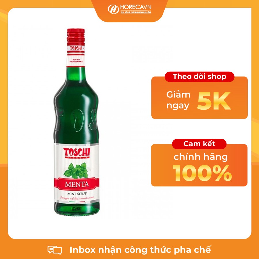 Siro Toschi Bạc Hà 1000ml - Toshi Mint Syrup 1000ml