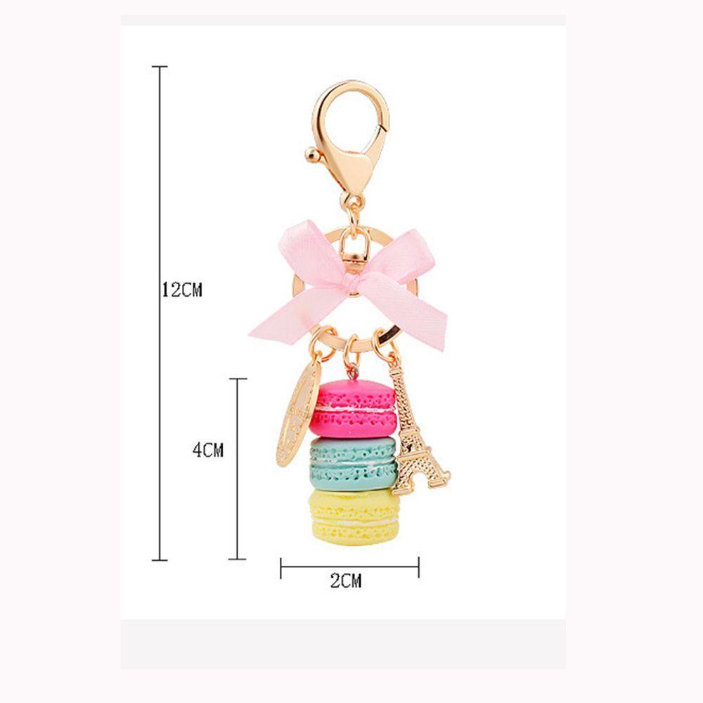 LILYES Móc Khóa Hình Tháp Eiffel Bằng Kim Loại Phối Dây Ruy Băng Giáng Sinh Cho Nữ