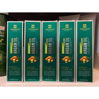 "tinh dầu phục hồi tóc hư tổn wellmate argan oil 60ml - new - giá siêu hấp dẫn "