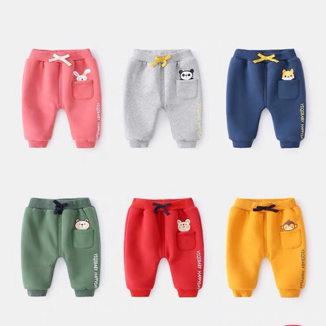 Quần Nỉ Túi Gấu QATE237 cho bé | BigBuy360 - bigbuy360.vn