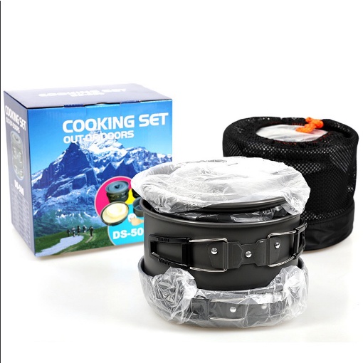 Bộ nồi siêu chảo chống dính DS-508 16 chi tiết dành cho 4-6 người