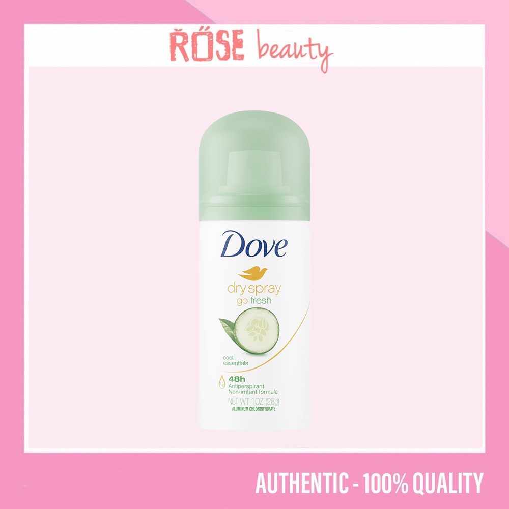 Xịt khử mùi Dove Dry Spray Go Fresh ngăn mồ hôi 30ml