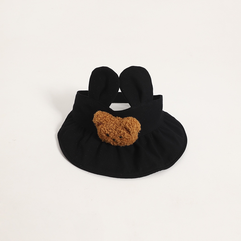 Nón Lưỡi Trai Nửa Đầu Vành Rộng Chống Nắng Mùa Hè In Hình Gấu Hoạt Hình Dễ Thương Cho Trẻ Em