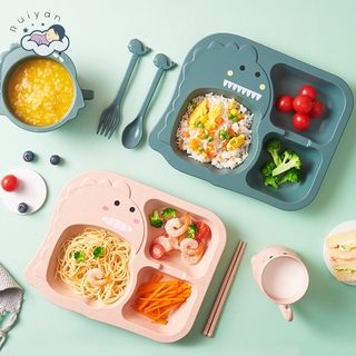 Set 4 / 6 Khay Đựng Thức Ăn Đáng Yêu Dành Cho Bé