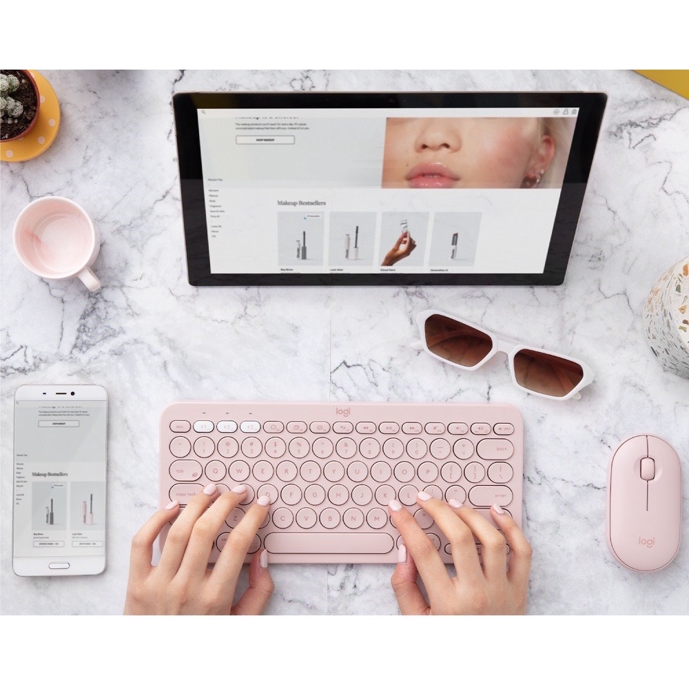 Bàn Phím Không Dây Bluetooth Logitech K380 Multi-Device ( Giảm ồn đa thiết bị, Mac/ PC)