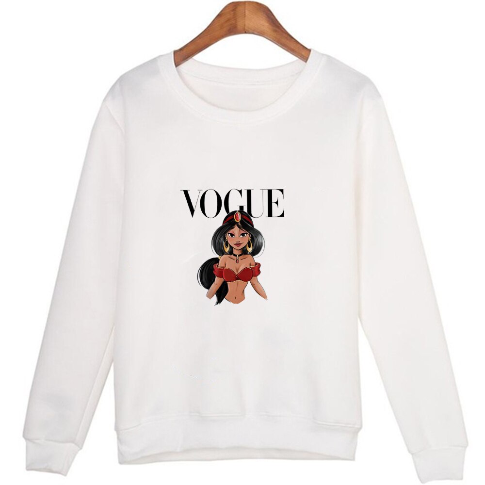 Áo Hoodie In Hình Công Chúa Jasmine Disney Thời Trang Cho Nữ