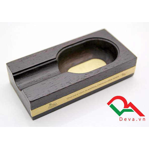 { HÀNG CHÍNH HÃNG } Gạt Tàn Gỗ Lubinski LB063 Cao Cấp Họa Tiết Hoa Văn Sang Trọng